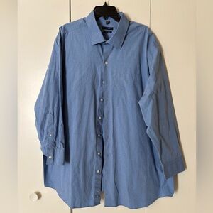 SYNRGY long sleeve blue dress shirt
